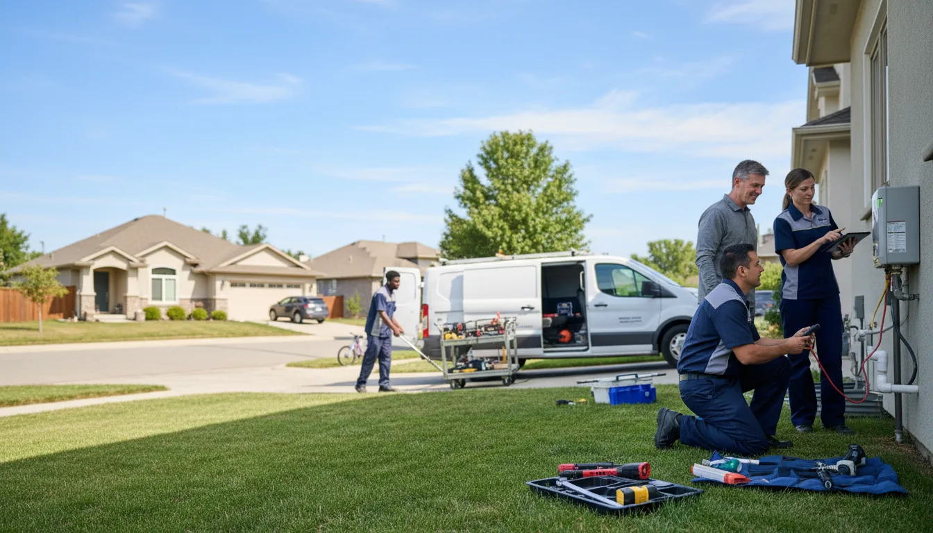 Tankless water heater service in Era, TX